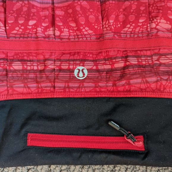 Lululemon red tennis skirt with under shorts - Picture 5 of 7
